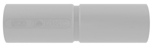 Муфта труба-труба с ограничителем ПВХ DKC Express Д=20 IP40 серый картинка